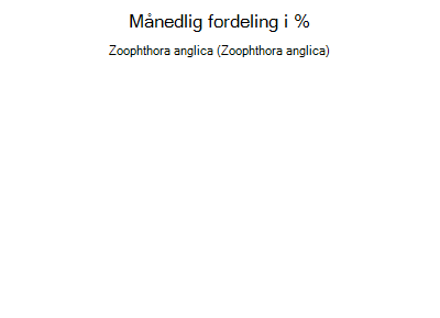 Zoophthora anglica - månedlig fordeling