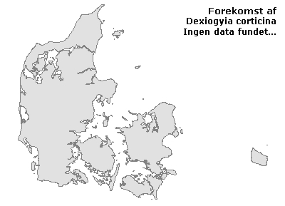 Dexiogyia corticina - udbredelseskort