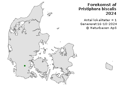 Pristiphora biscalis - udbredelseskort