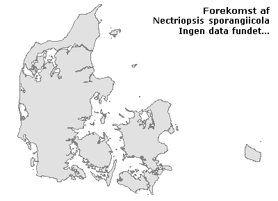 Nectriopsis sporangiicola - udbredelseskort