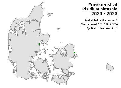 Pisidium obtusale - udbredelseskort