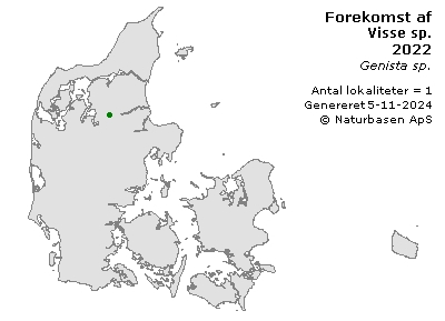 Visse sp. - udbredelseskort